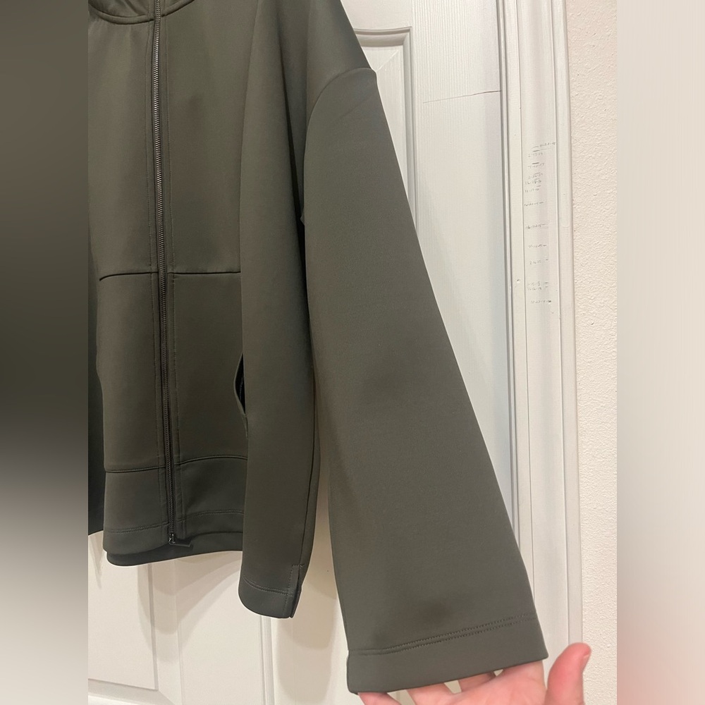 Aday Comfort Zone Zip Hoodie Green Size M - Picture 6 of 9